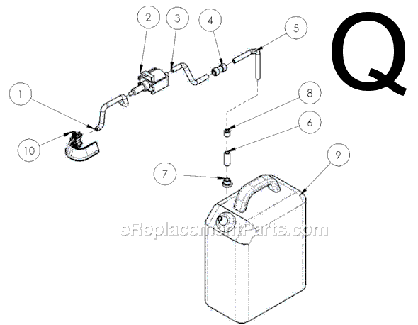Page H Diagram and Parts List for MK-TX-3  MK Diamond Tile Saw